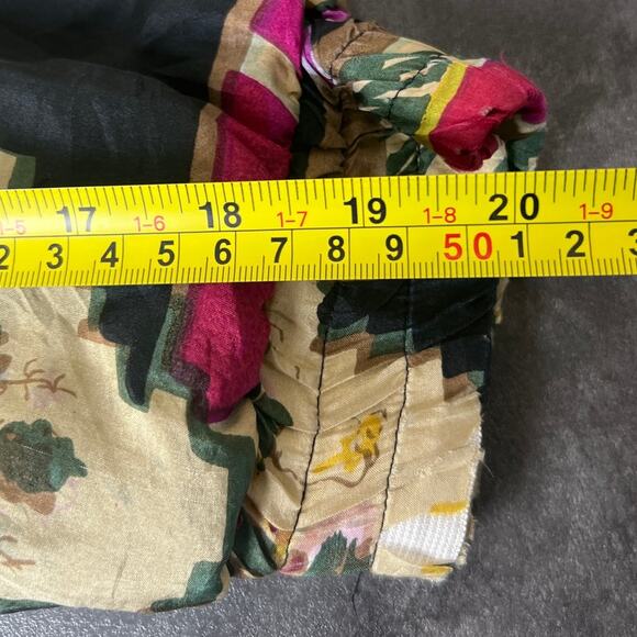 Bogari Silk Zip up Bomber Jacket AOP Colors Lightweight Small - Picture 7 of 8